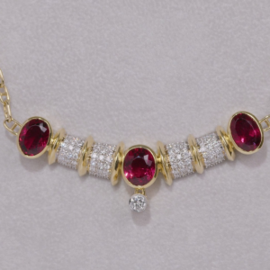 B-441 | Collier Tormalina Rubellite